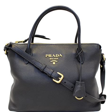 Prada Prada Tote Bag Shoulder Leather NERO Black Purchased 